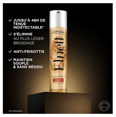 L'Oréal Paris Elnett Laque Micro-Diffusion Fixation Forte Protection Cheveux Colorés 300 ml