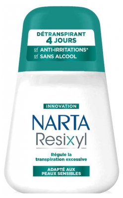Narta Resixyl Détranspirant 4 Jours pour Peaux Sensibles 50 ML