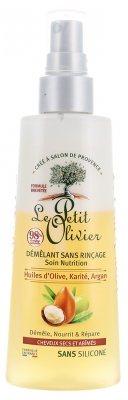 Le Petit Olivier Démêlant Sans Rinçage Nutrition à l'Huiles d'Olive Karité et Argan 150 ml