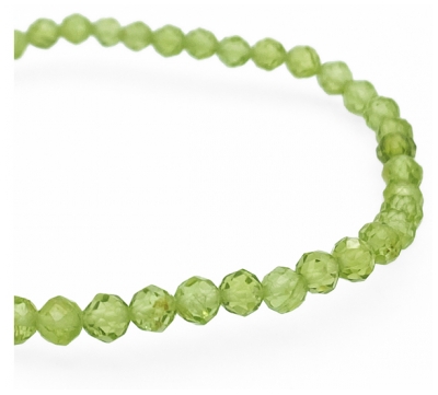 Natura Square Bracelet Facettes Péridot 1 Pièce