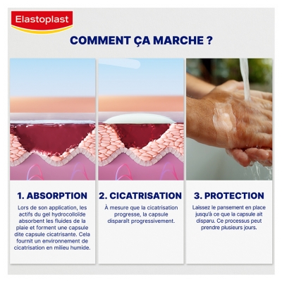 Elastoplast Second Skin Protection XL 3 Unités