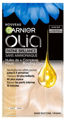Garnier Olia Patine Brillance Coloration Sans Ammoniaque 174 ml - Coloration : Blond Irisé