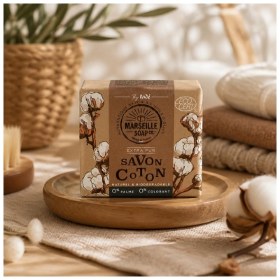 Tadé Savon de Marseille Coton Extra Pur 100 g