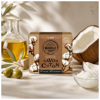 Tadé Savon de Marseille Coton Extra Pur 100 g