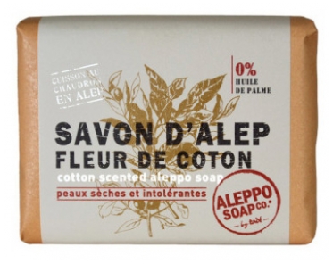 Tadé Savon d'Alep Fleur de Coton Peaux Sèches et Intolérantes 100 g