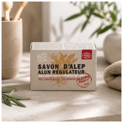Tadé Savon d'Alep Alun Régulateur 150 Grammes