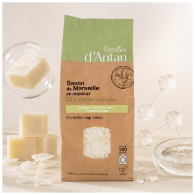 Recettes d'Antan Savon de Marseille en Copeaux - Pain750G
