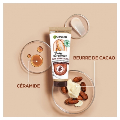 Garnier Body Superfood Baume Réparateur 48h pour les Mains 75 ml