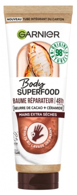 Garnier Body Superfood Baume Réparateur 48h pour les Mains 75 ml