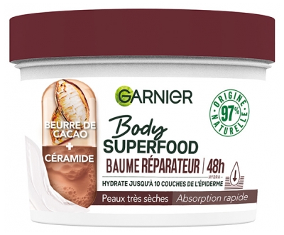 Garnier Body Superfood Baume Réparateur 48 Heures 380 ML