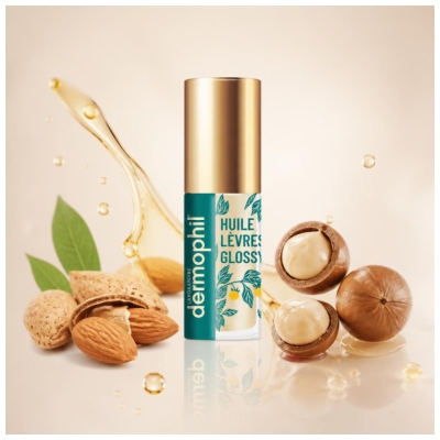 Dermophil Indien Huile Lèvres Glossy Flacon 5 ml