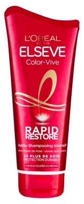 L'Oréal Paris Elseve Color-Vive Rapid Restore Après-Shampoing Intensif 180 ml