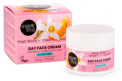 Organic Shop Crème de Jour Éclat à la Fleur d'Oranger 50 ml