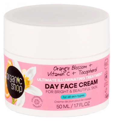 Organic Shop Crème de Jour Éclat à la Fleur d'Oranger 50 ml