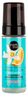 Organic Shop Mousse Nettoyante Hydratation Intense Fleur d'Oranger 160 ml