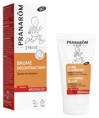 Pranarôm Aromalgic Baume Enfant Bio (Eco) Massage Décontractant Croissance et Activité Physique Intense 40 ml