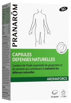 Pranarôm Aromaforce Capsules Défenses Naturelles Aux Huiles Essentielles Biologiques 30 Capsules
