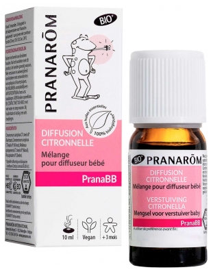 Pranarôm Diffusion Citronnelle Bio (Eco) 10 ml