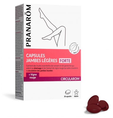 Pranarôm Capsules Forte Jambes Légères 30 Caps