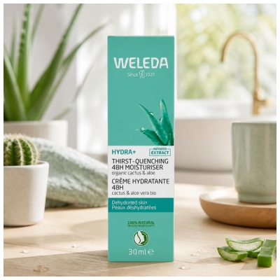 Weleda Crème Hydratante 48H Cactus et Aloe Vera 30 ML
