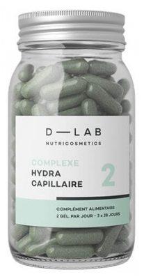 D-Lab Nutricosmetics Complexe Hydra Capillaire Compléments Alimentaires 3 mois