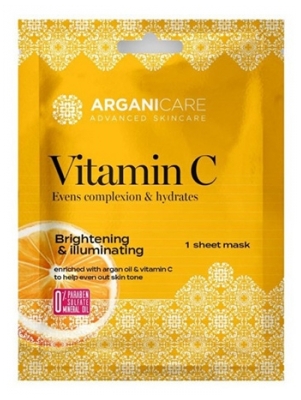 Arganicare Masque en Tissu Illuminateur Vitamine C