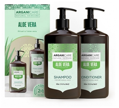 Arganicare Coffret Duo Hydratant & Régulateur Aloe Vera