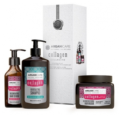 Arganicare Coffret Trio Revitalisant & Volume Boost Collagène