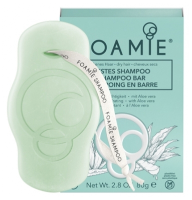 Foamie Shampoing Solide Cheveux Secs - Aloe You Vera Much 80 g
