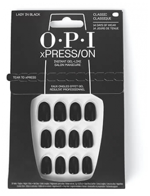O.P.I Faux Ongles xPress/On Lady In Black OPI