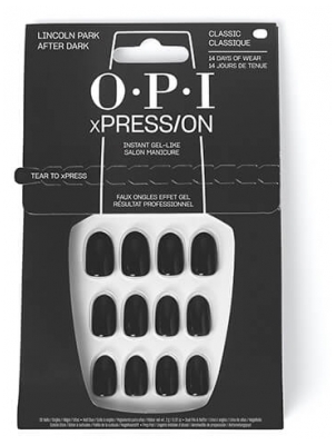 O.P.I Faux Ongles xPress/On Lincoln Park After Dark Around OPI