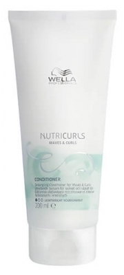 Wella Après-shampooing Démêlant Cheveux Bouclés Ondulés Nutricurls Wella 200ml