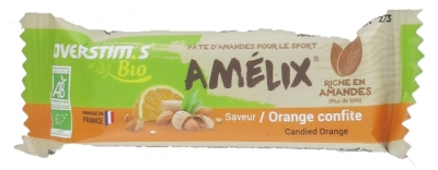 Overstims Barre Amelix Bio Orange Confite - Saveur : Orange Confite