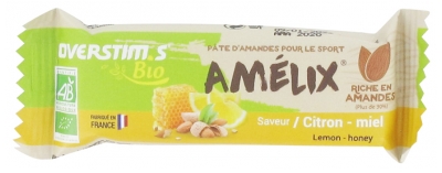 Overstims Barre Amelix Bio Orange Confite - Saveur : Citron - Miel