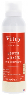 Vitry Men Care Mousse à Raser Peaux Sensibles 200 ml