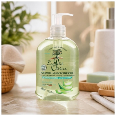Le Petit Olivier Pur Savon Liquide de Marseille à l' Aloe Vera 300 ML