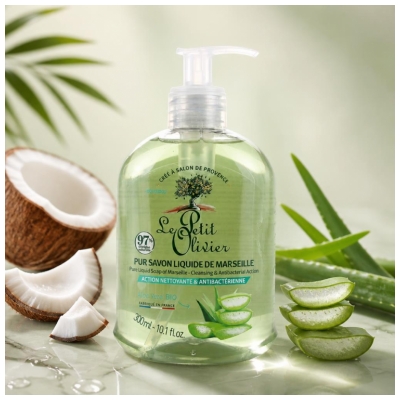 Le Petit Olivier Pur Savon Liquide de Marseille à l' Aloe Vera 300 ML