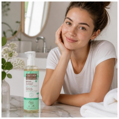 Cattier Dermo Gel nettoyant Rééquilibrant Biologique 200 ML
