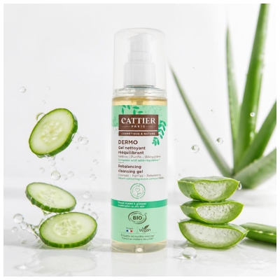 Cattier Dermo Gel nettoyant Rééquilibrant Biologique 200 ML