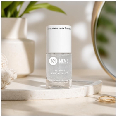 MÊME Top Coat Étincelant Silicium et Antioxydants 10 ML