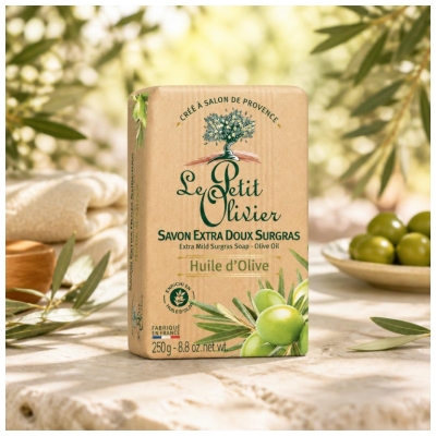 Le Petit Olivier Savon Surgras Extra Doux Huile d'Olive 250 g