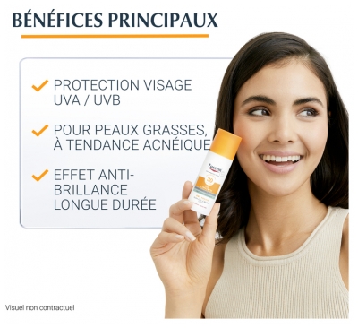 Eucerin Sun Protection Sun Oil Control Crème-Gel Toucher Sec SPF 50+