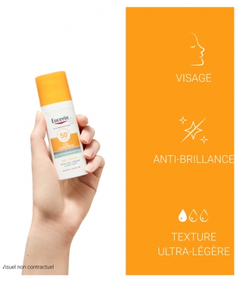 Eucerin Sun Protection Sun Oil Control Crème-Gel Toucher Sec SPF 50+