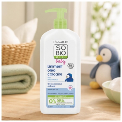 Léa Nature SO BIO étic Baby Liniment Oléo-Calcaire Biologique 500 ML