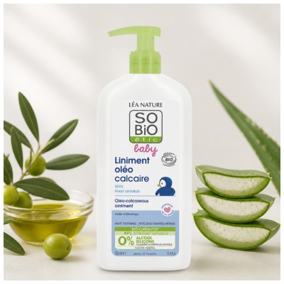 Léa Nature SO BIO étic Baby Liniment Oléo-Calcaire Biologique 500 ML