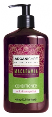 Après-shampooing Hydratant Cheveux Secs & Abîmés Macadamia Arganicare
