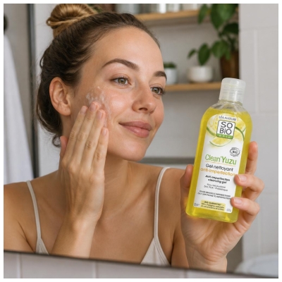 Léa Nature SO BIO étic Clean'Yuzu Gel Nettoyant Anti-Imperfections Biologique 200 ML