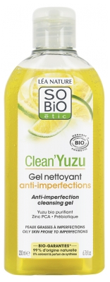 Léa Nature SO BIO étic Clean'Yuzu Gel Nettoyant Anti-Imperfections Biologique 200 ML