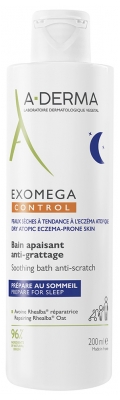 A-DERMA Exomega Control Bain Apaisant Anti-Grattage Dès 6 Mois 200 ml