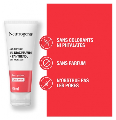 Neutrogena Anti-Boutons + Sans Parfum Gel Hydratant 50 ml